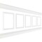 Ekena Millwork 94 1/2"L (Adjustable 36"H to 40"H) Ashford Square Panel Traditional Wainscot Paneling Kit WPKUSQ071P036 - alternate 5